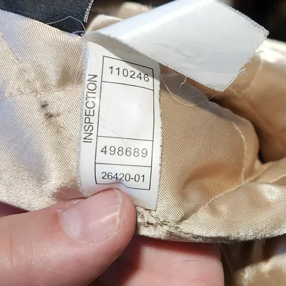 Wilson's Leather Womens Large Black Belted Leather Jacket Rabbit Fur Trim - Picture 12 of 12